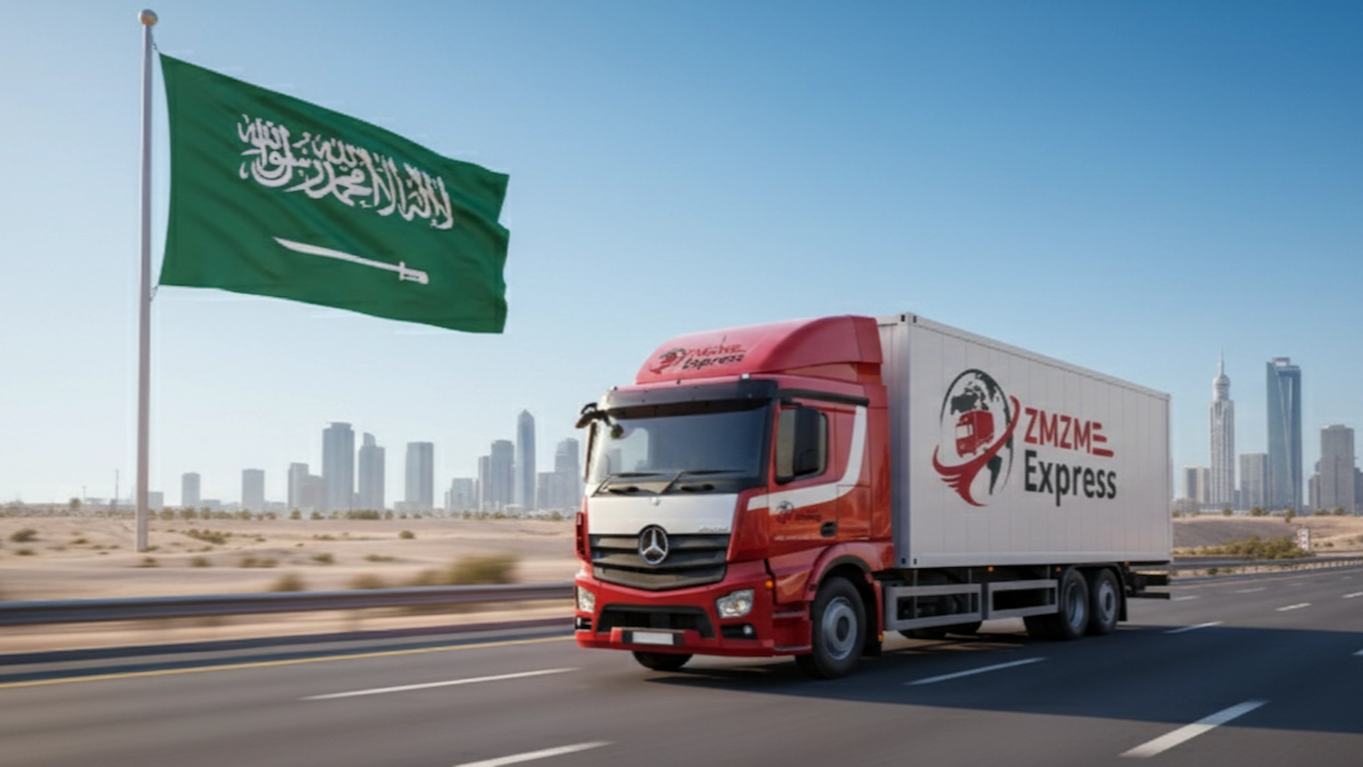 شحن بري، جوي، بحري الى السعودية