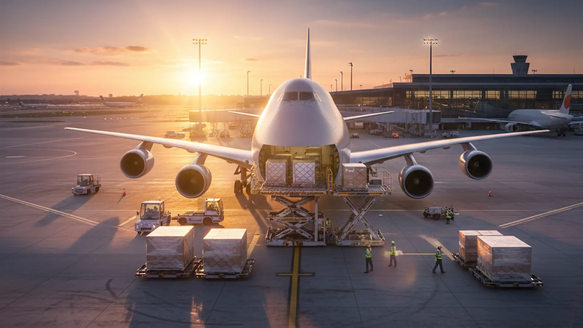 الشحن الجوي إلى امريكا