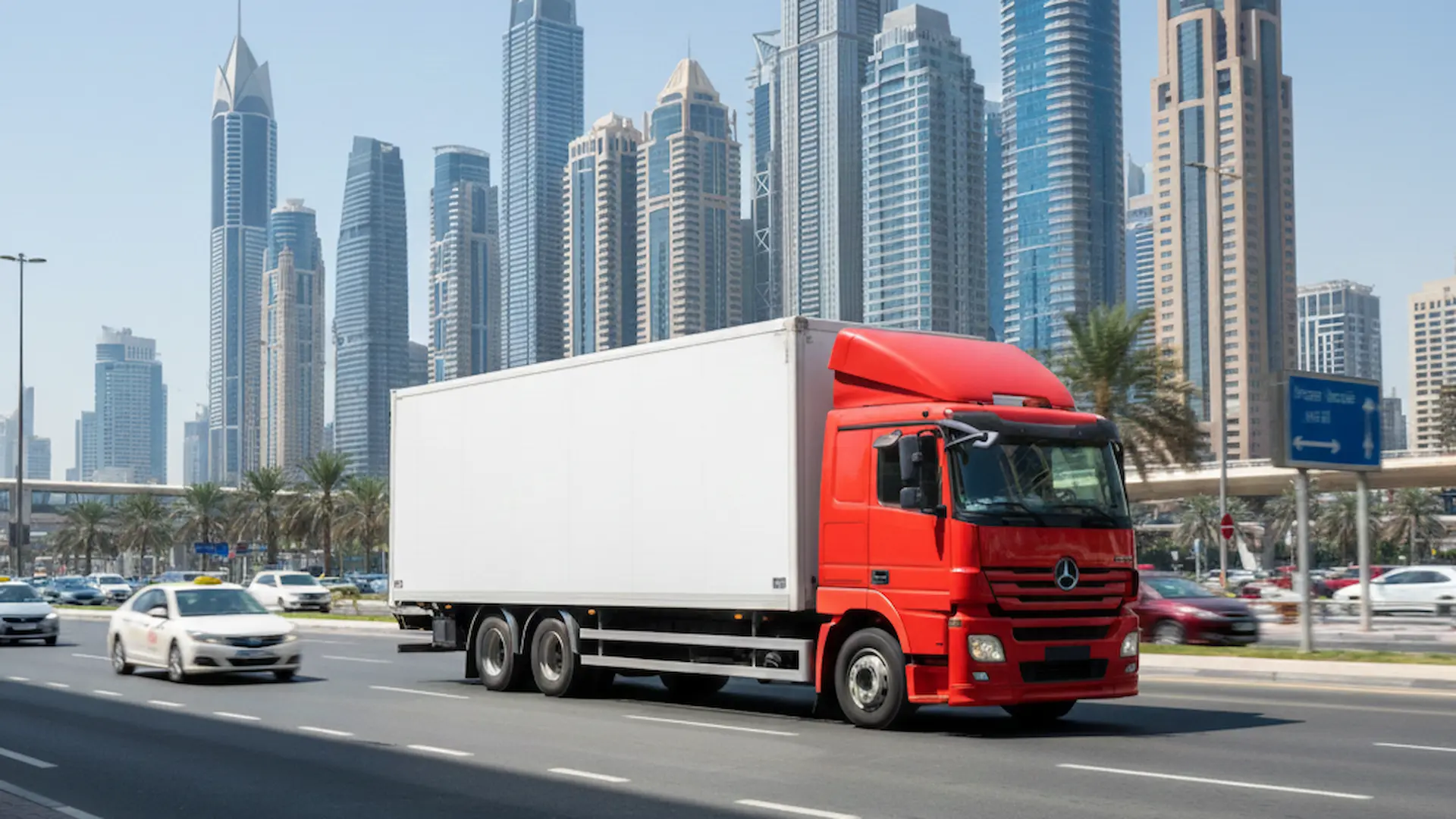 شحن تجاري من دبي إلى المدينة المنورة