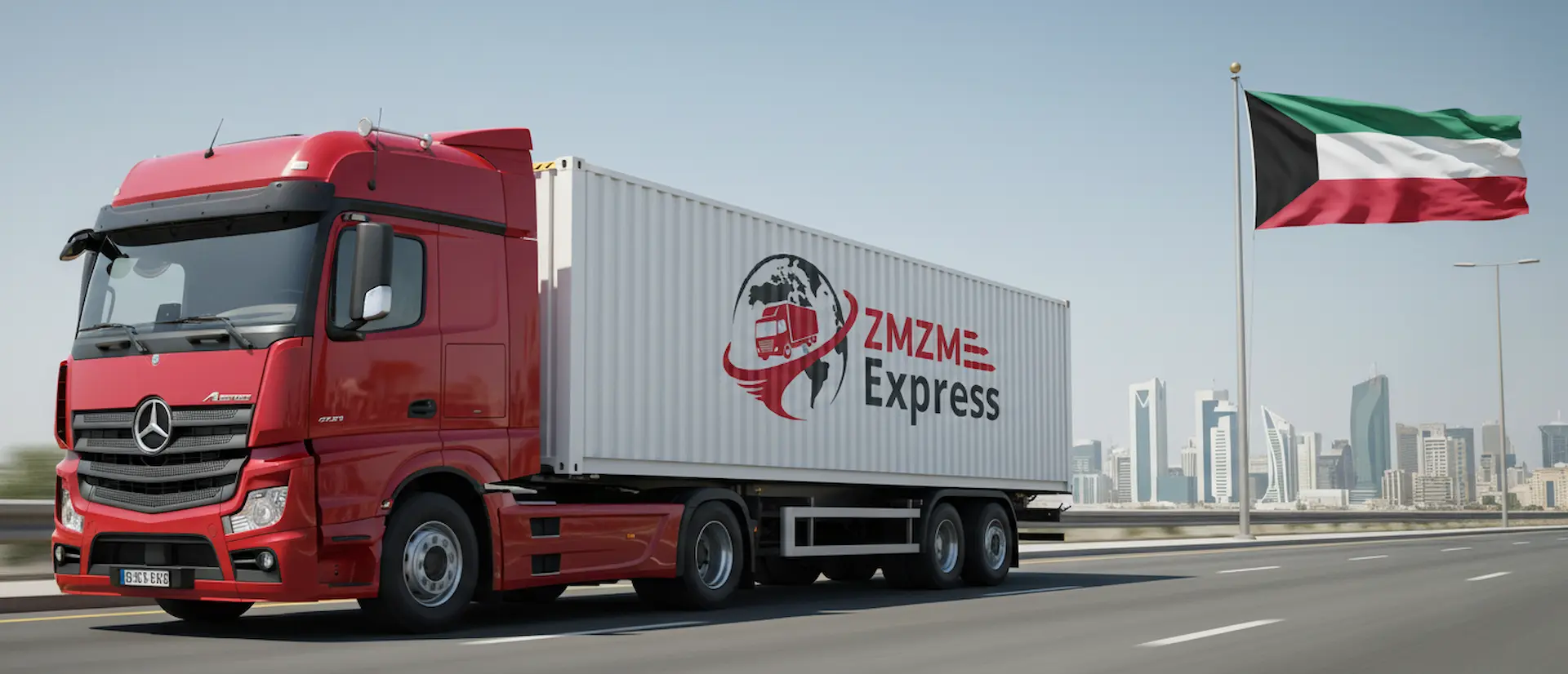 الشحن البري الى الكويت