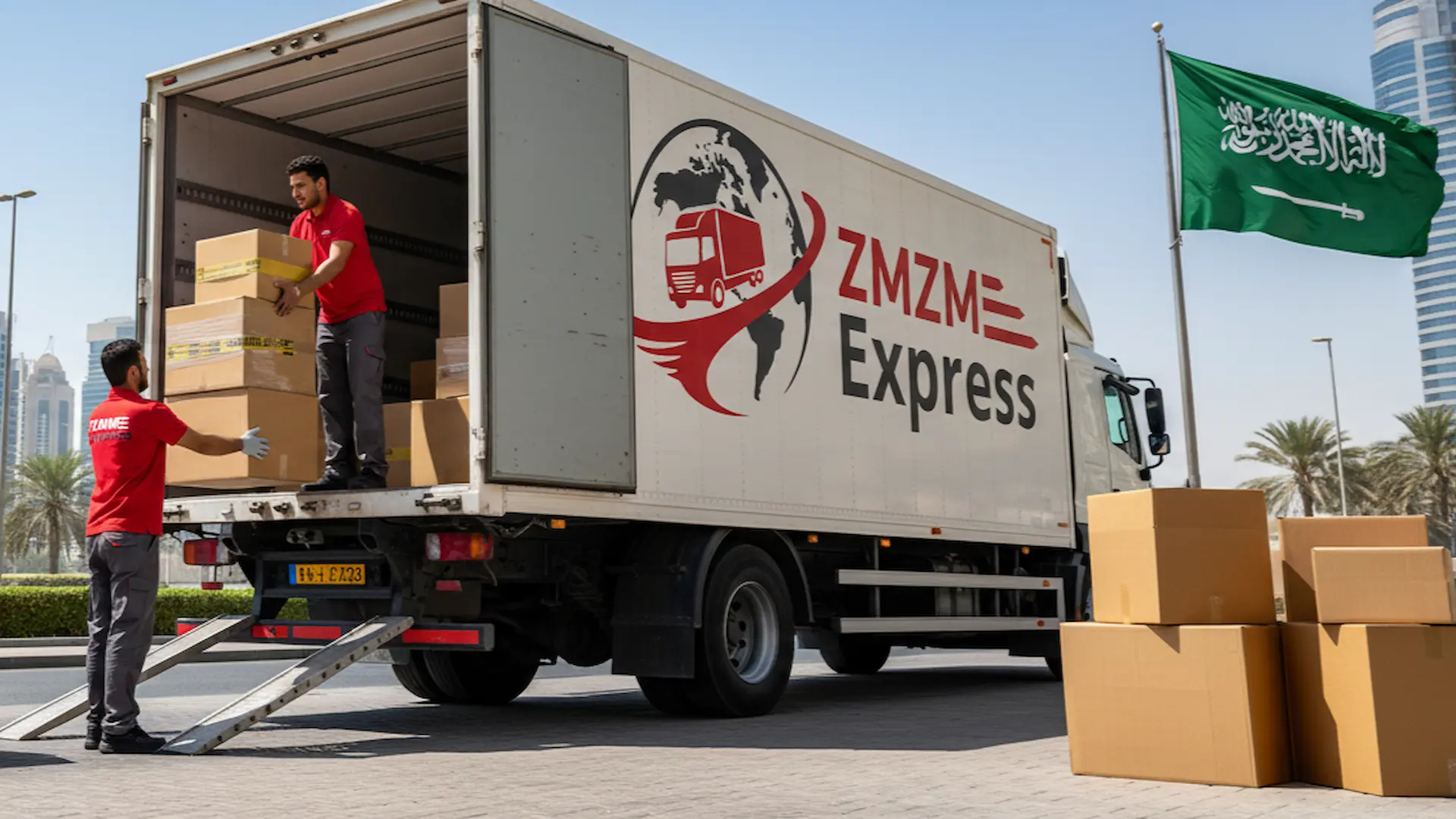 شحن من دبي الى الدمام