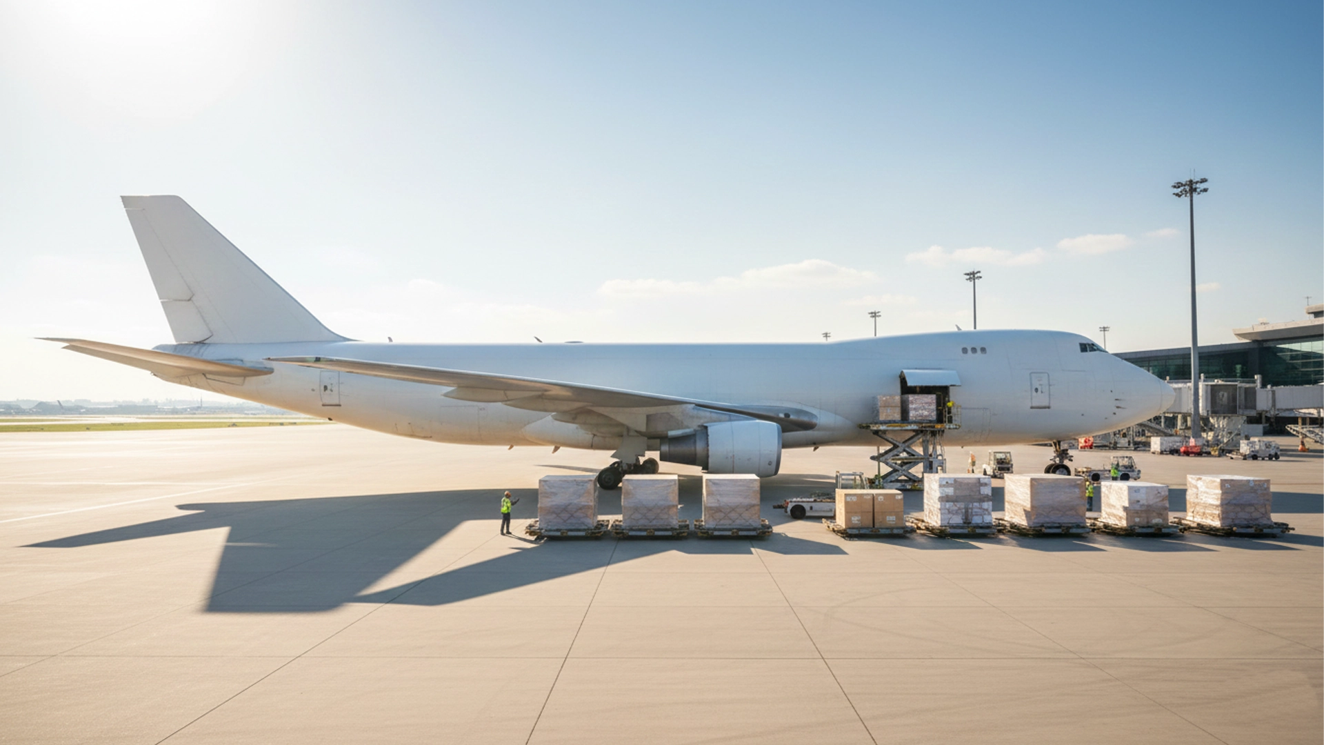 شحن جوي إلى الأردن