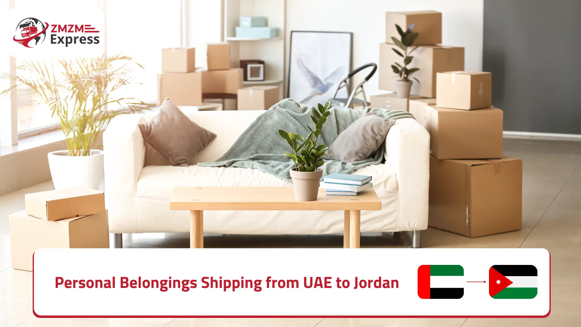Personal Belongings Shipping from UAE to Jordan