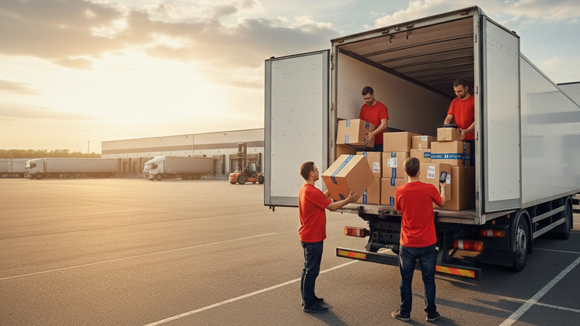 شحن طرود إلى الأردن