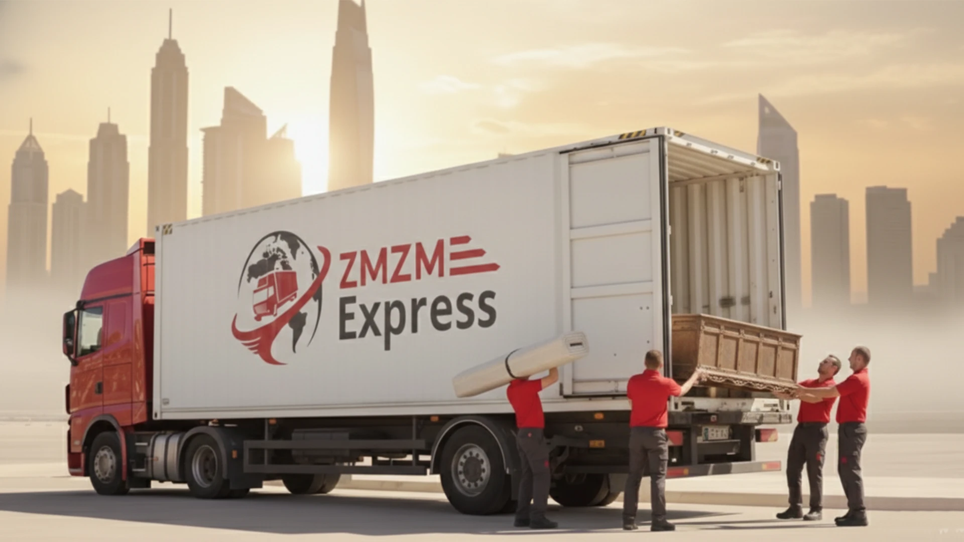 شحن الأثاث من الإمارات إلى لبنان