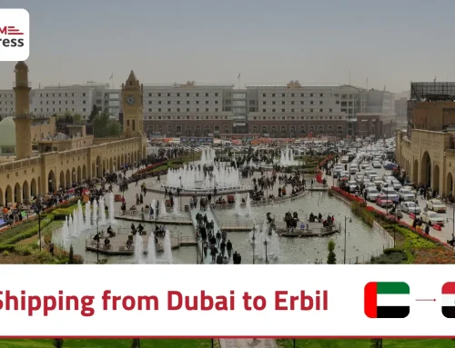 Shipping from Dubai to Erbil with Zmzm Express