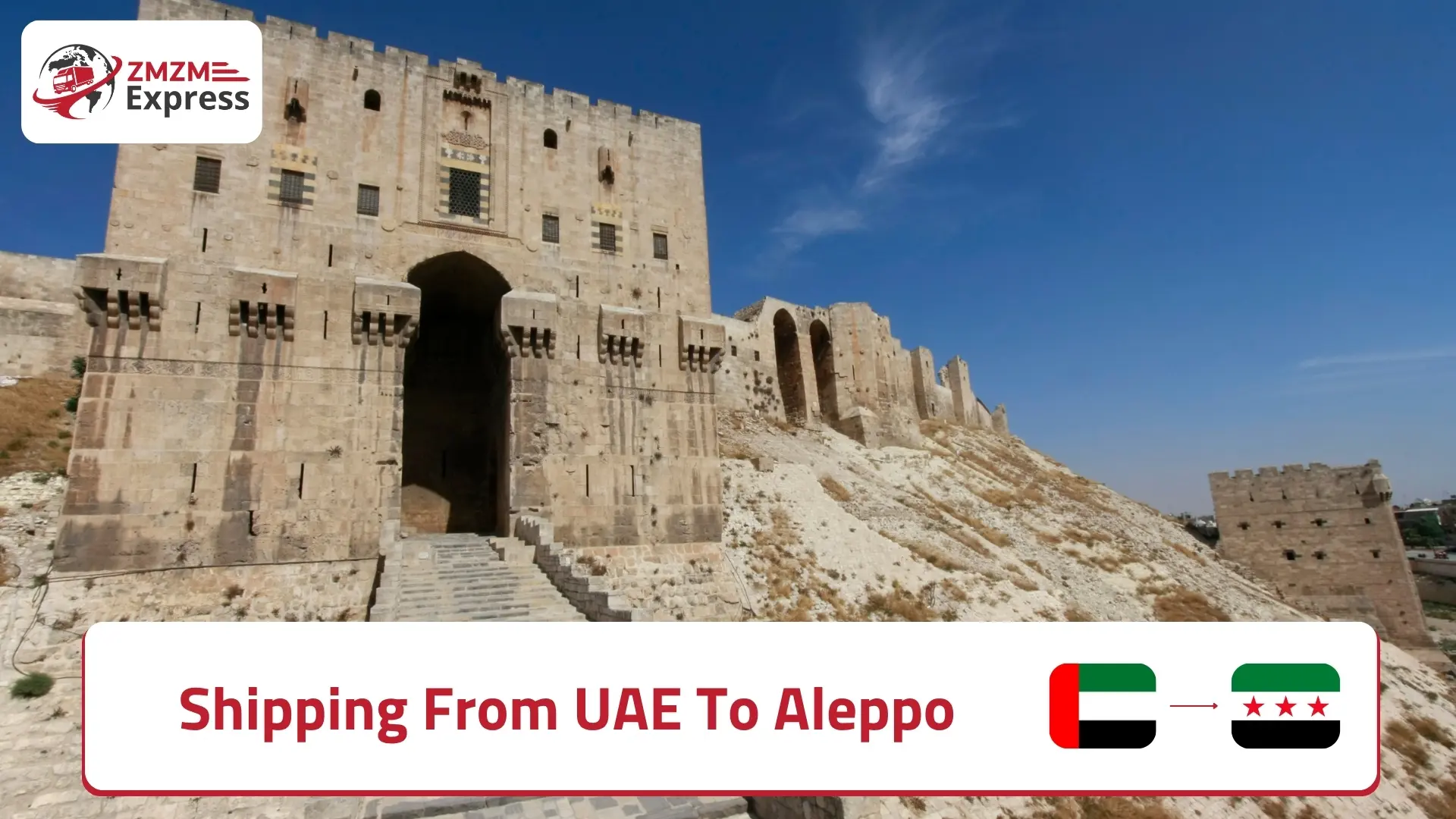 Shipping From UAE To Aleppo