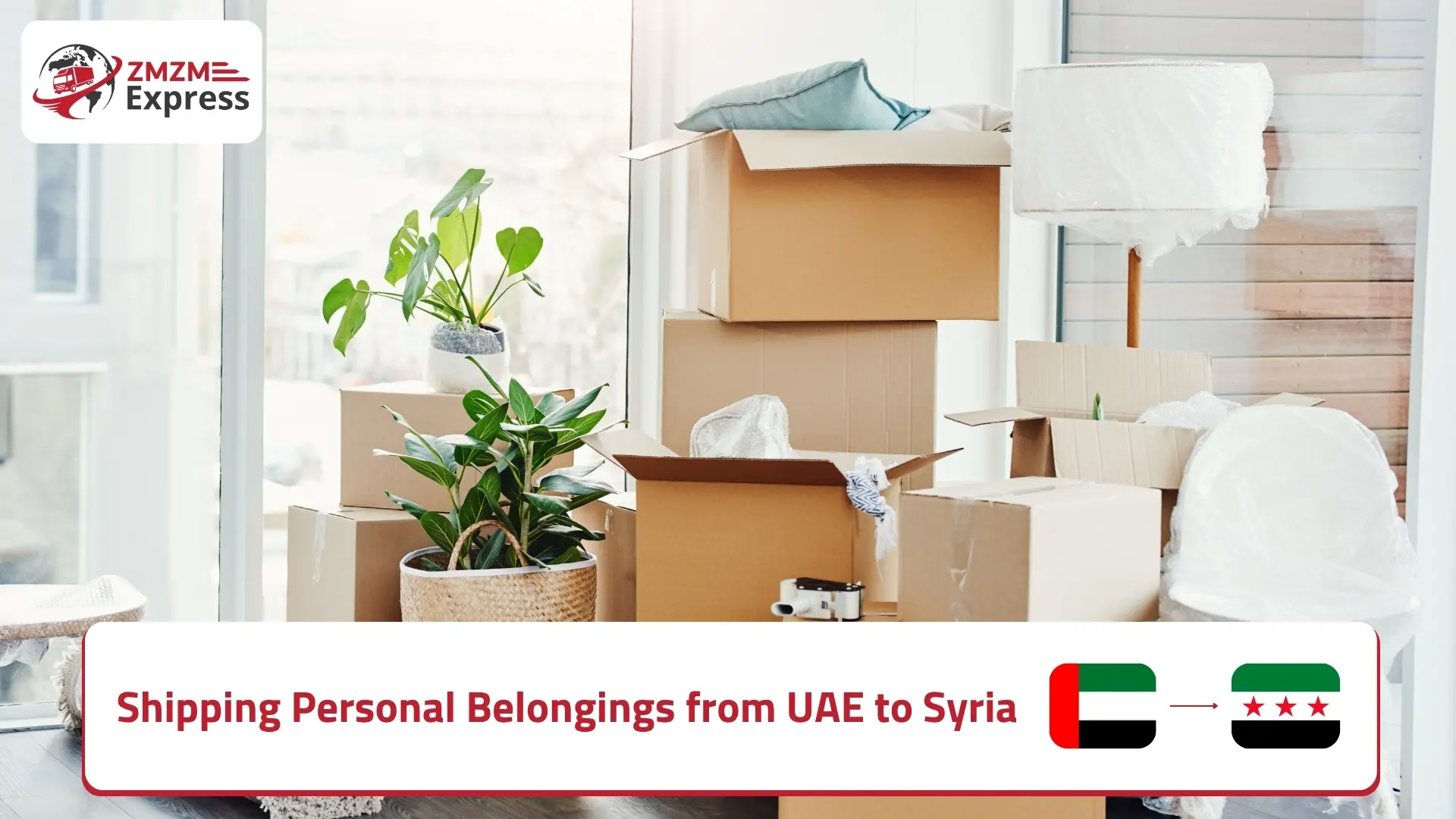 Shipping Personal Belongings from UAE to Syria