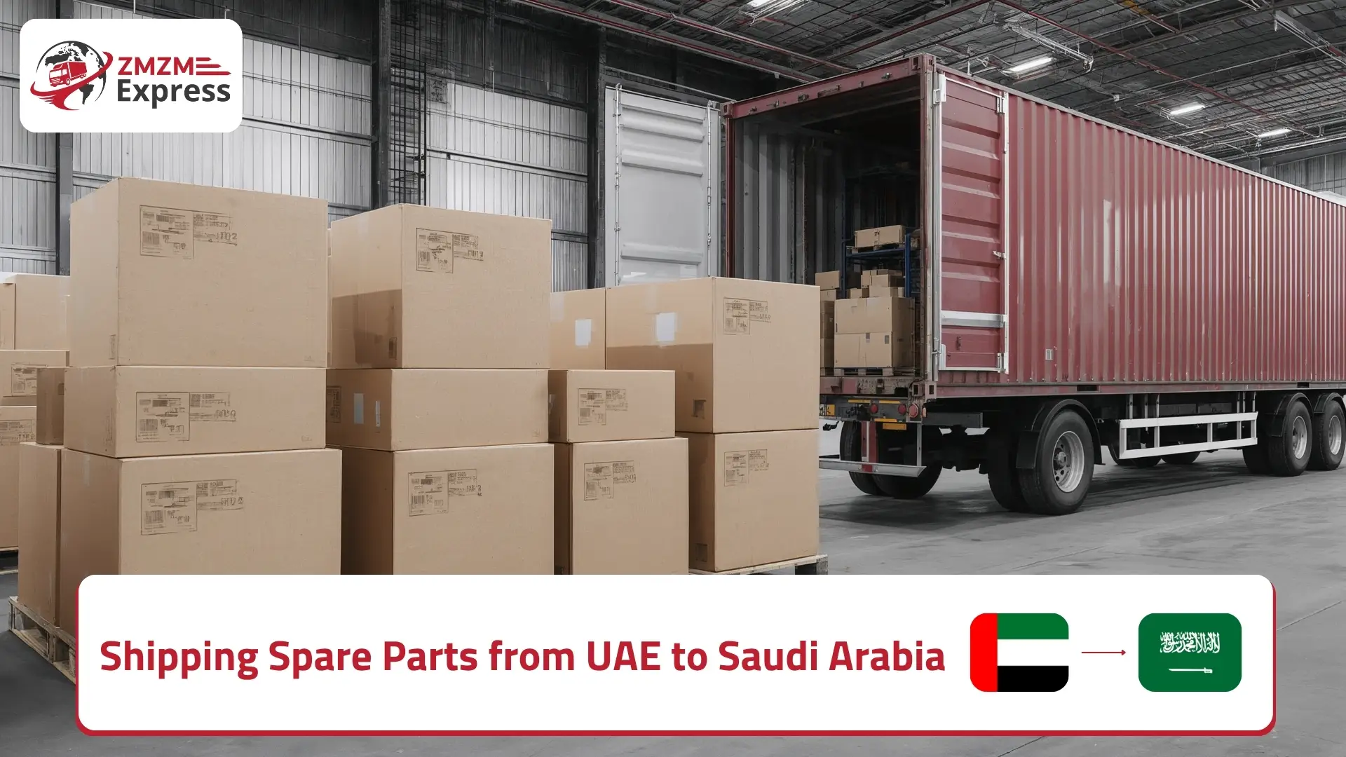 Shipping Spare Parts from UAE to Saudi Arabia