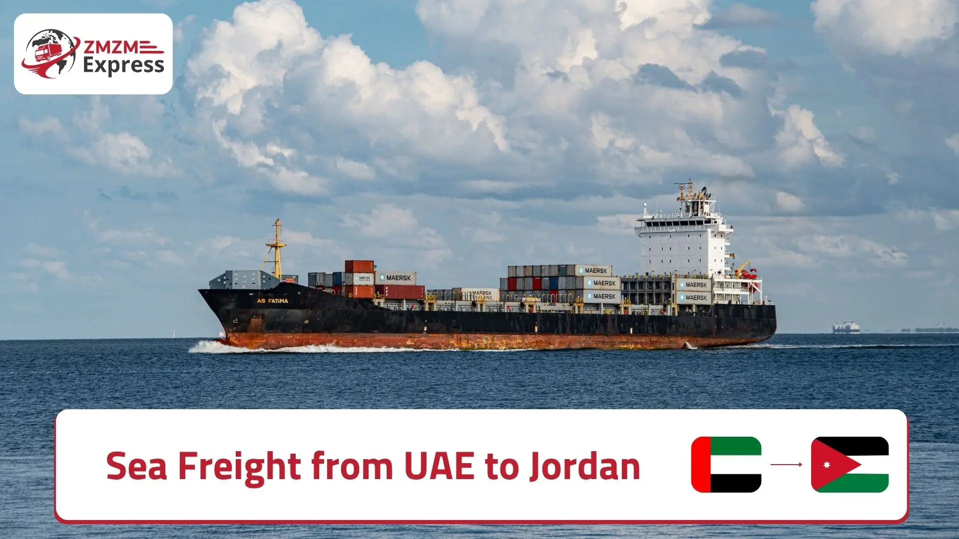 Sea Freight from UAE to Jordan