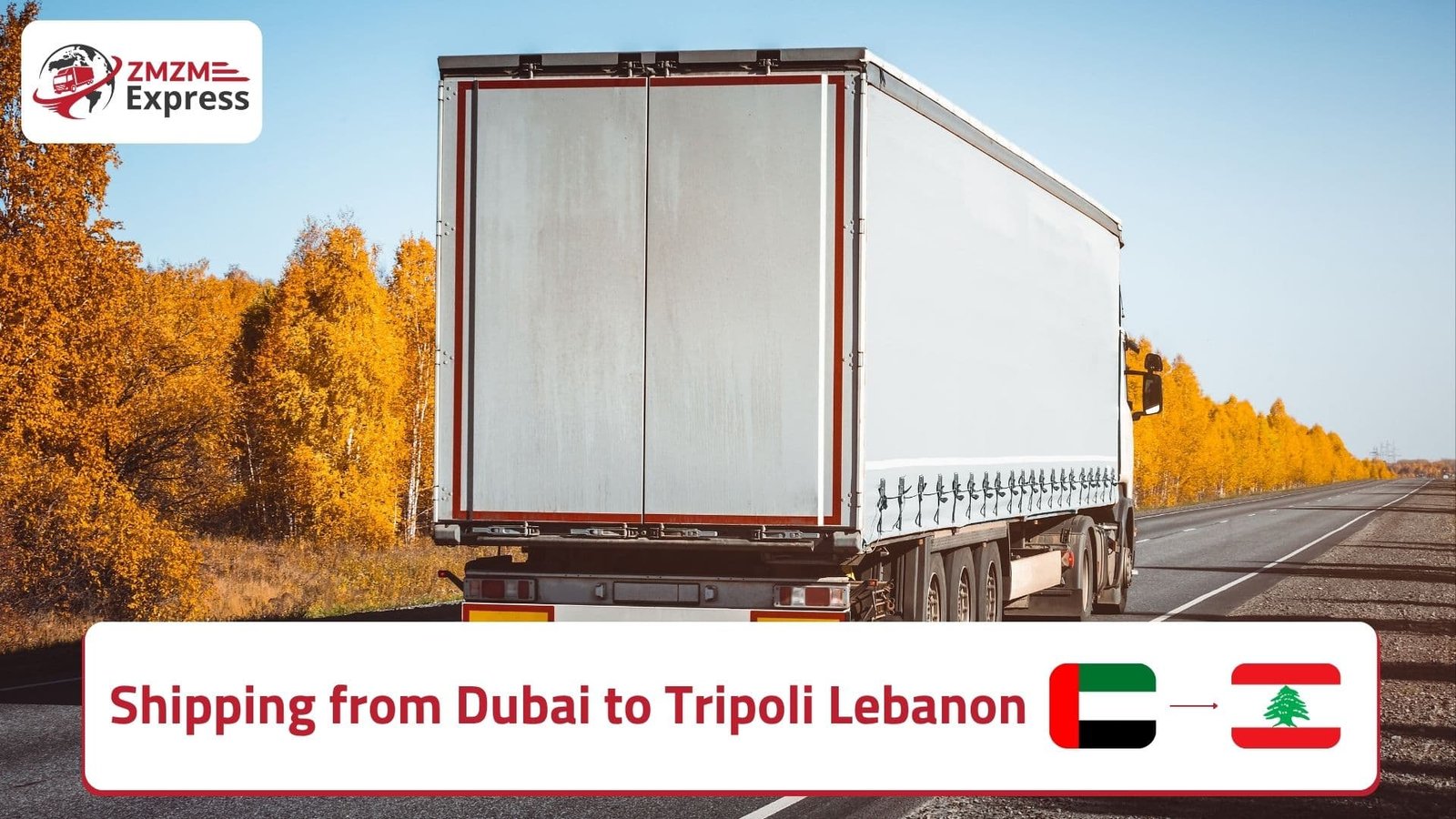 Shipping from Dubai to Tripoli Lebanon
