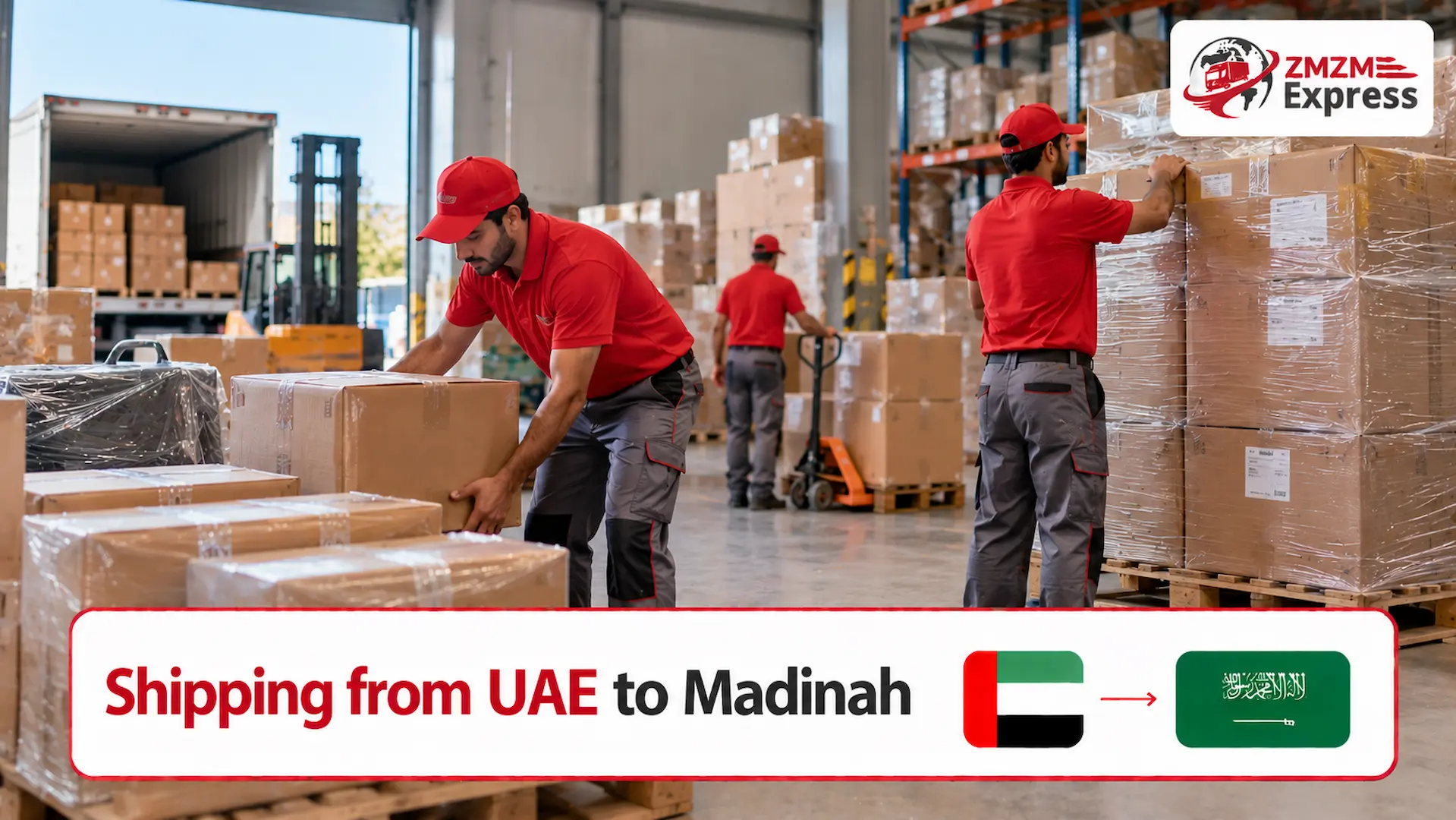 Shipping from UAE to Madinah